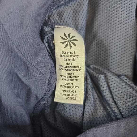 Athleta Oasis Skort Blue State Athletic Skirt Women's Medium Pockets Golf Tennis - Picture 8 of 9